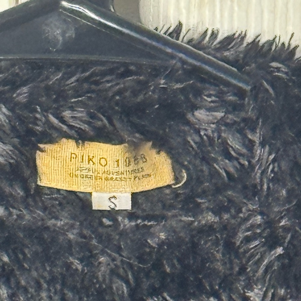 Piko 1988 Black Faux Fur Lined Jacket - Picture 9 of 14